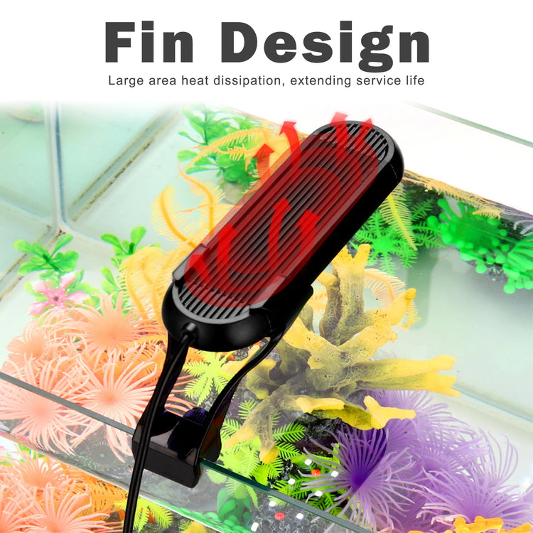 LED Aquarium Light with Timer – Full Spectrum USB Fish Tank Lamp for Aquatic Plants