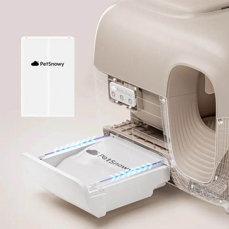 Petsnowy | Cat Toilet Accessory | Trash Bag | Deodorization Cat Toilet | Pet Food Desiccant | Cleaning Supplies