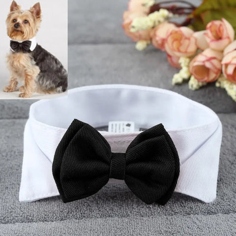 Adjustable Bow Tie Collar for Pets | 1PC Puppy/Dog/Cat Necktie - Holiday Wedding Grooming Accessory | Formal Bowknot Decoration