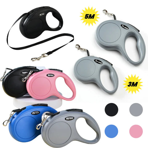 Dog Leash Automatic Retractable Pet Leash For Small Medium Dogs Cat Lead Extend Outdoor Walking Traction Rope Chihuahua Supplies