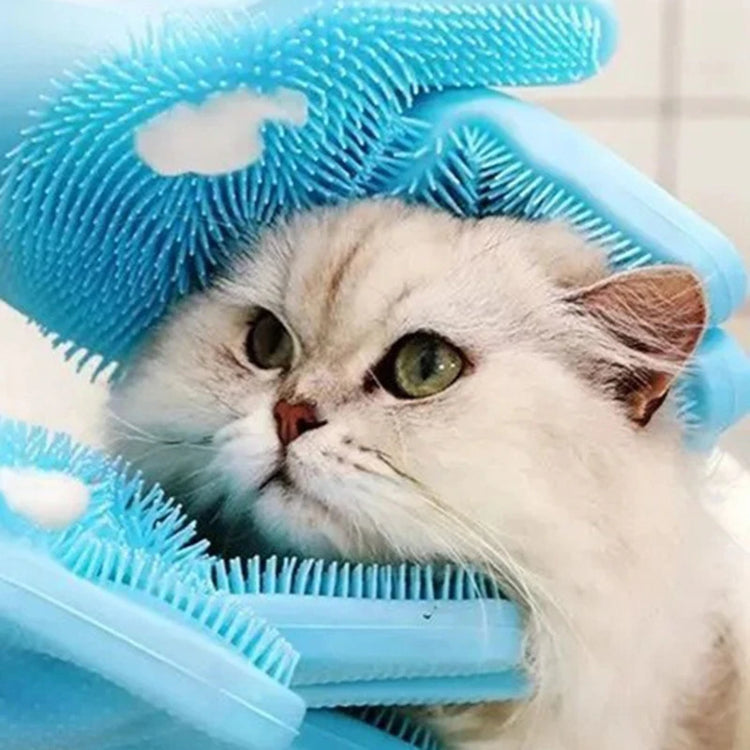 Pet Grooming | Bathing Gloves | Dog Cat Bathing Shampoo | Massaging Cleaning Cleaner | Silicone Hair Removal Glove
