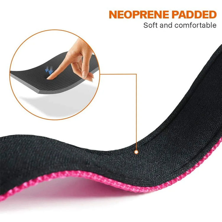 Reflective Padded Dog Collar – Durable Nylon with Double D Ring and Safety Buckle