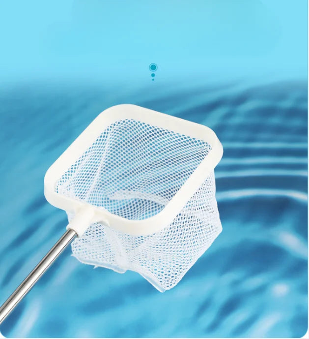 Aquarium Stainless Steel Fish Net – Shrimp & Small Fish Scoop Tool for Tank Cleaning