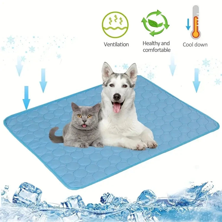Pet Cooling Mat – Summer Extra Large Cooling Pad for Dogs & Cats