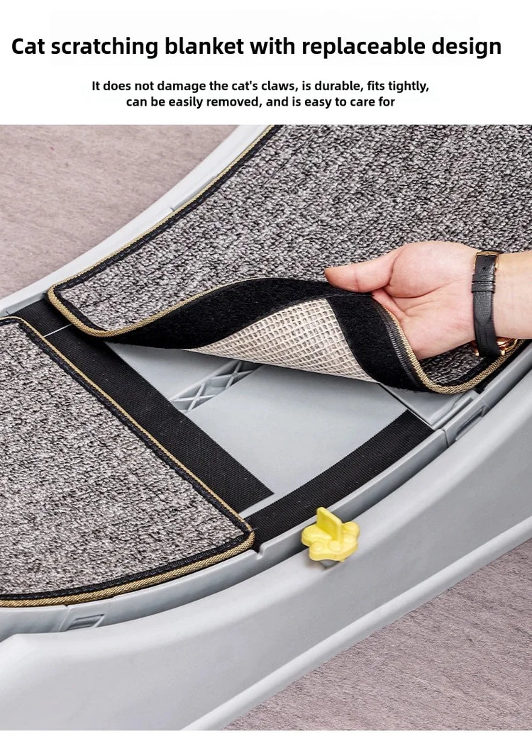 Pet Treadmill – Cat Exercise Wheel for Indoor Parkour | Easy-to-Assemble Cat Roller Toy | Durable Solid Color Cat Treadmill