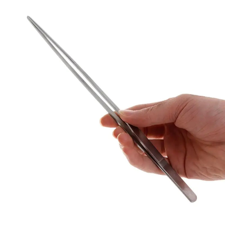 Stainless Steel Aquarium Tweezers – 27cm Straight Planting & Feeding Tongs for Fish Tanks
