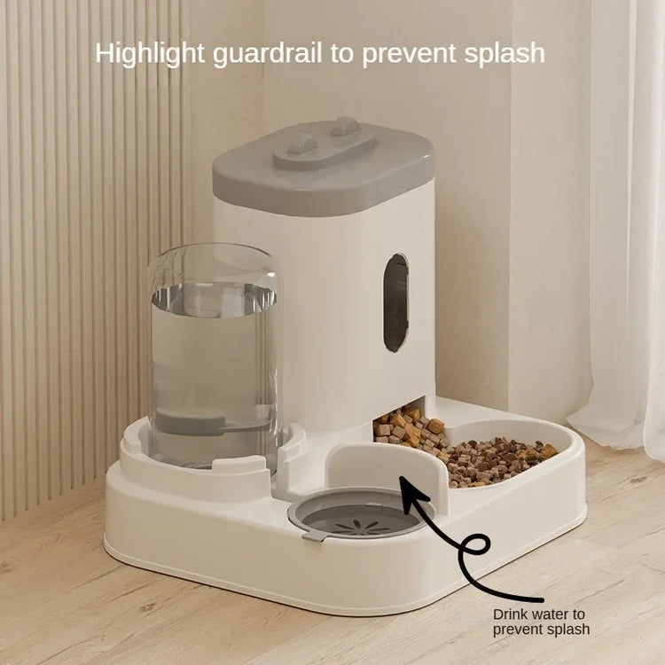 Automatic Pet Feeder with Water Dispenser | 2-in-1 Food & Water Station | For Cats & Small Dogs