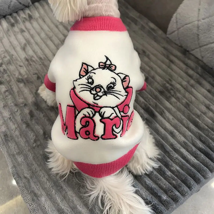 Kawaii Marie Cat | Dog & Cat Sweater Costume | Winter Warm Pet Clothes | Pullover Mascotas Clothing | Gatos Products for Animals