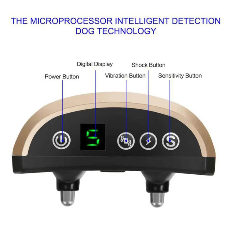 Smart Anti-Bark Dog Collar – Waterproof, Rechargeable, and Humane Training Device