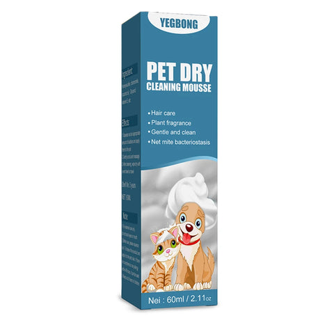Portable Dog Waterless Cleaner – Deodorizing Cat Spray for Pet Cleaning and Travel Use