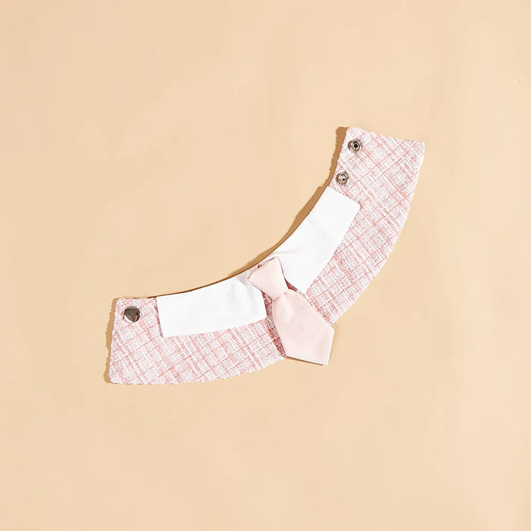 Fashion Striped Pet Bow Tie Bib – Adjustable Saliva Towel for Small & Medium Dogs and Cats