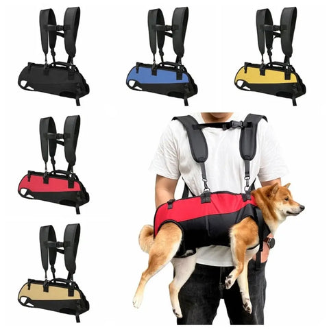 Horizontal Dog Backpack Carrier – Breathable Mesh Pet Travel Bag for Small Dogs, Hands-Free Outdoor Hiking & Cycling