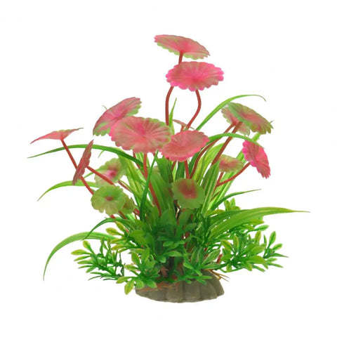 Artificial Aquatic Plant – Fade-Resistant Plastic Decor for Fish & Reptile Tanks