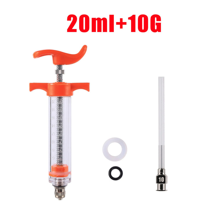 Bird Feeding Syringe Kit - 10ml/20ml | Parrot Chick Hand Feeder | Easy to Clean | Sick Bird & Emergency Feeding Tool | Food-Grade Gavage Tubes