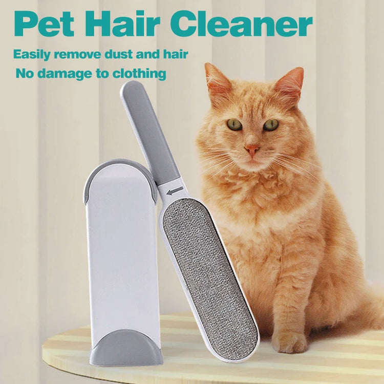 Magic Clothes Lint Remover | Reusable Pet Cat Hair Fur Roller Brush | Static Dusting Cleaning Brushes | Manual Cleaner Tool