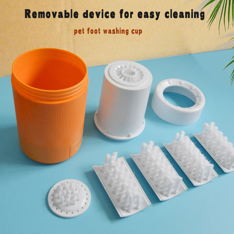 Dog Paw Cleaner Cup For Dog Out Cleaning Grooming Pet Foot Washing Cup For Small Medium Dogs/Cats Pet Foot Cleaner Automatic