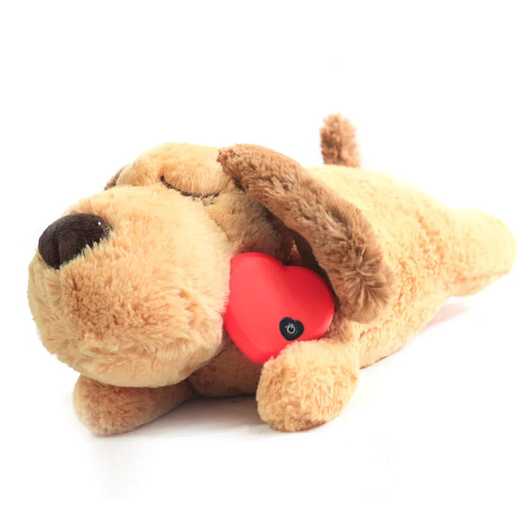Heartbeat Plush Puppy Toy – Soothing Comfort Doll for Behavioral Training & Stress Relief