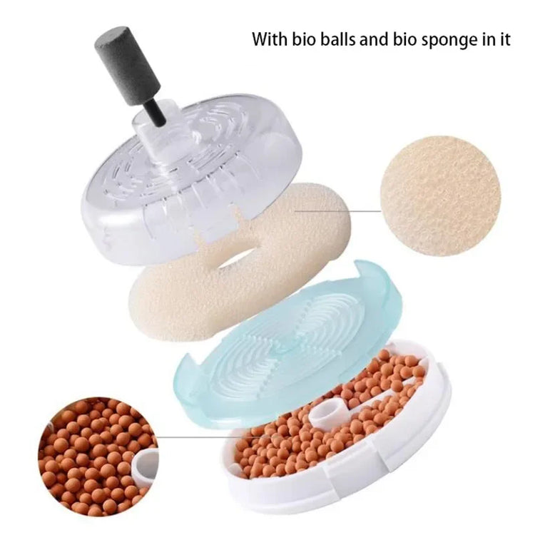 Super Thin Aquarium Fish Tank Filter Transparent Biochemical Sponge Filter Aquarium Water biological Filter for Small Aquarium