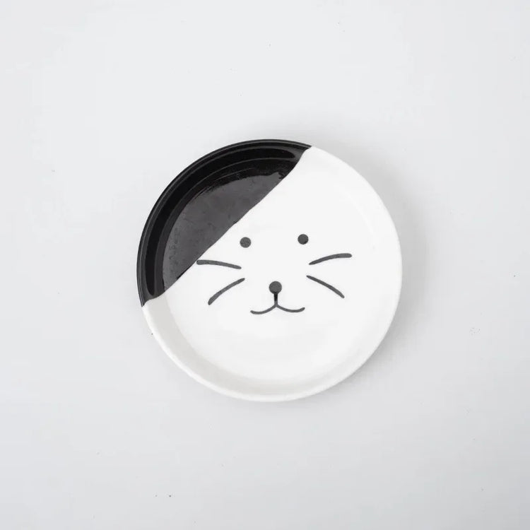 Ceramic Cat Food Bowl | High Foot Raised Pet Bowl | Cat Dog Feeding Dish | Cervical Spine Care | Outdoor Ceramic Bowl with Iron Stand | Anti-Tip Pet Feeder