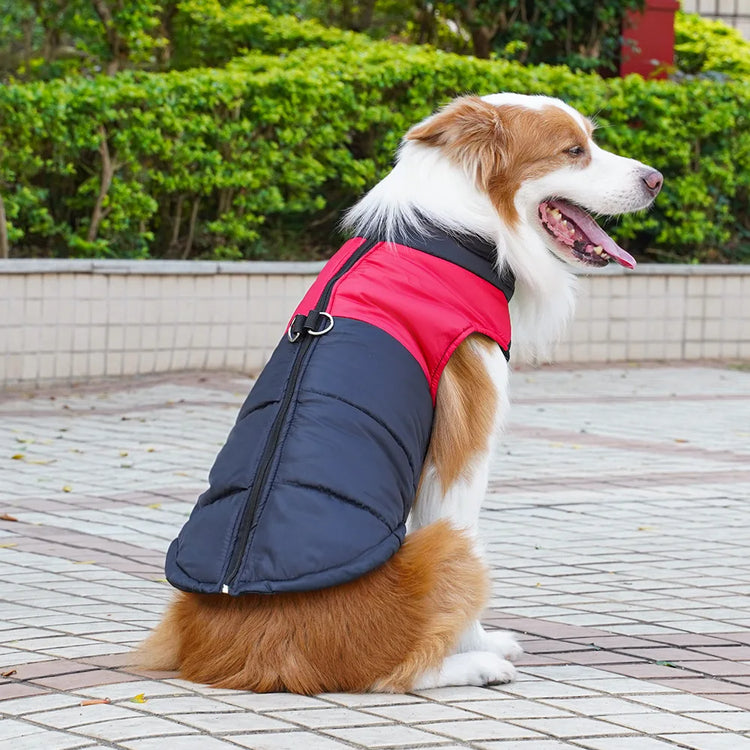 Pet Puppy Clothes Cat Clothing Autumn/Winter Warm Cotton Jacket Outdoor Waterproof Tank Top Small/Medium/Large Dog Costume