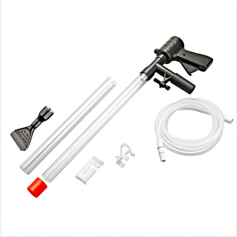 Aquarium Cleaning Tool Vacuum Water Changer – Manual Siphon Filter Pump with Sand Gravel Cleaner