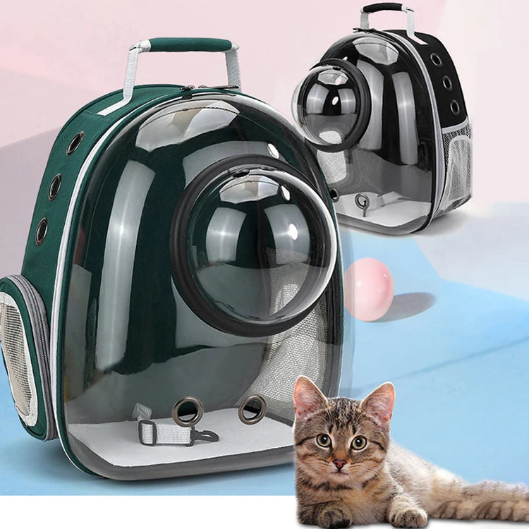 Cat Carrier Bag | Outdoor Pet Shoulder Bag | Carriers Backpack | Breathable Portable Travel Transparent Bag | For Small Dogs Cats
