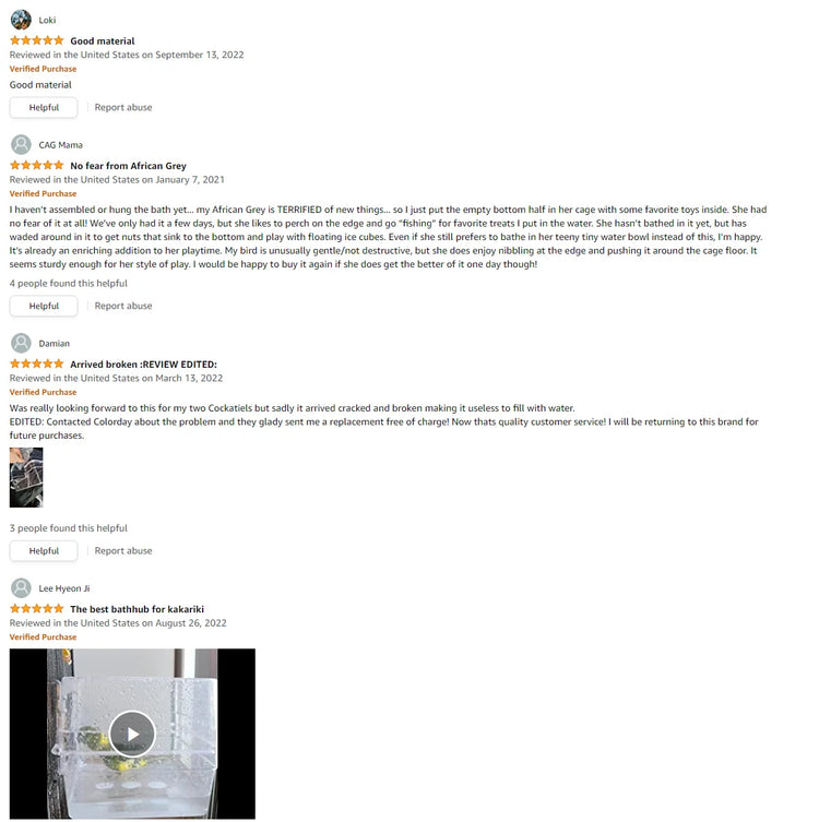 Bird Bath Shower Bathtub Box Large Hanging Clear Transparent Cube for Parrots Cage Accessories Bowl