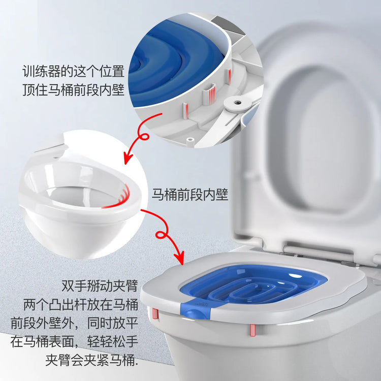 Best Plastic Cat Toilet Training Kit | Reusable Litter Mat & Toilet Trainer for Cats/Puppies | Pets Cleaning & Training Product