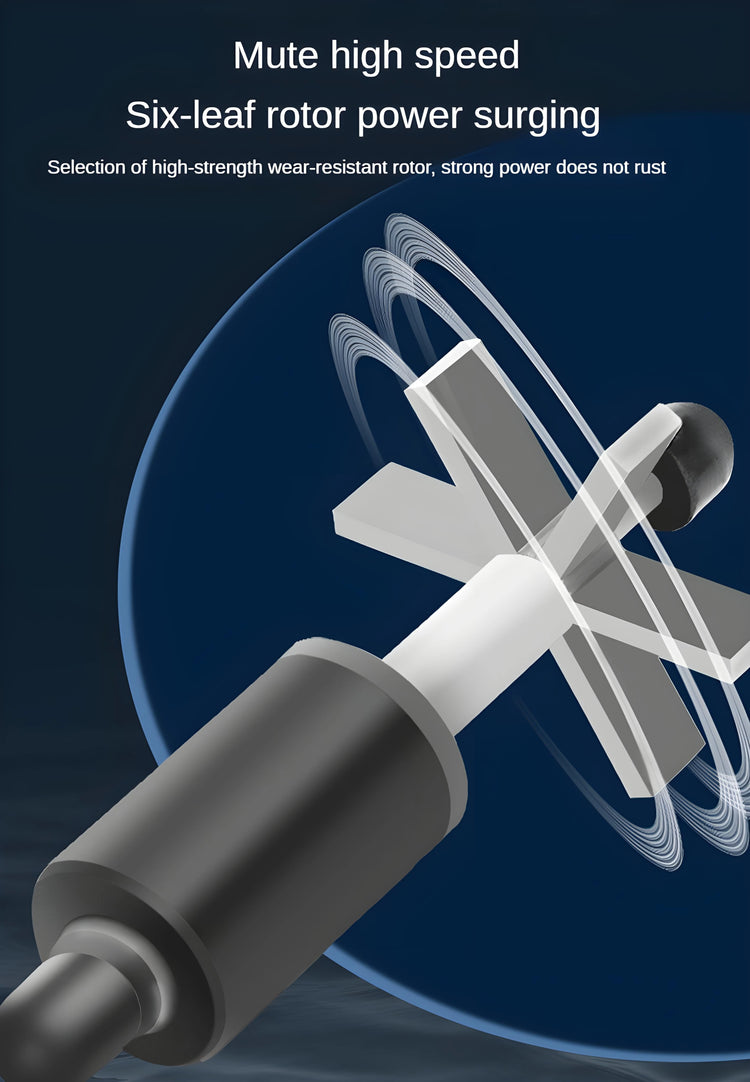 Six-in-One Aquarium Filter Pump with Oxygenation & Water Circulation – WP Series