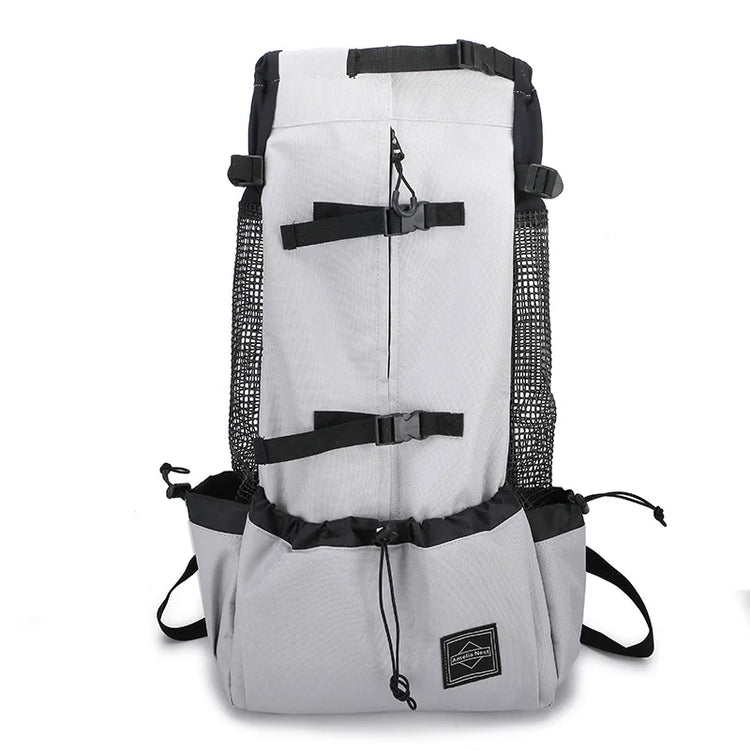 Strong Nylon Dog Carrier Backpack – Breathable Outdoor Travel Backpack for Small & Medium Dogs