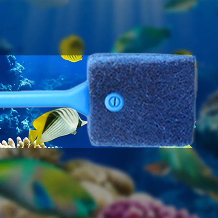 Double-Sided Aquarium Cleaning Brush – Algae Scraper Sponge for Fish Tank