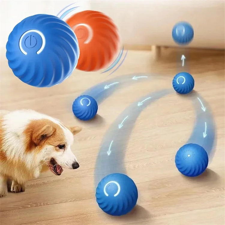 Smart Electronic Dog Toy Ball | USB Automatic Moving & Bouncing Pet Toy | Interactive Puppy Gift | Cat/Dog Products