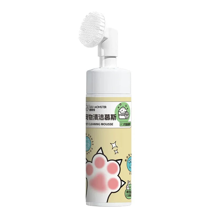 150ml Cat | No Washing Cleaning Mousse | Dry Clean | Odor Removal | Bubble Mousse for Cats and Dogs