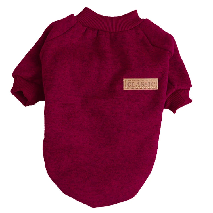 Small & Medium Dogs Clothes | Puppy Soft Sweater | Autumn & Winter Warm Pet Coat Sweatshirt