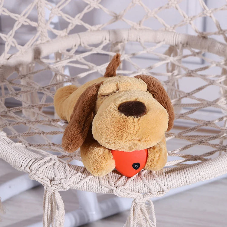 Heartbeat Plush Puppy Toy – Soothing Comfort Doll for Behavioral Training & Stress Relief