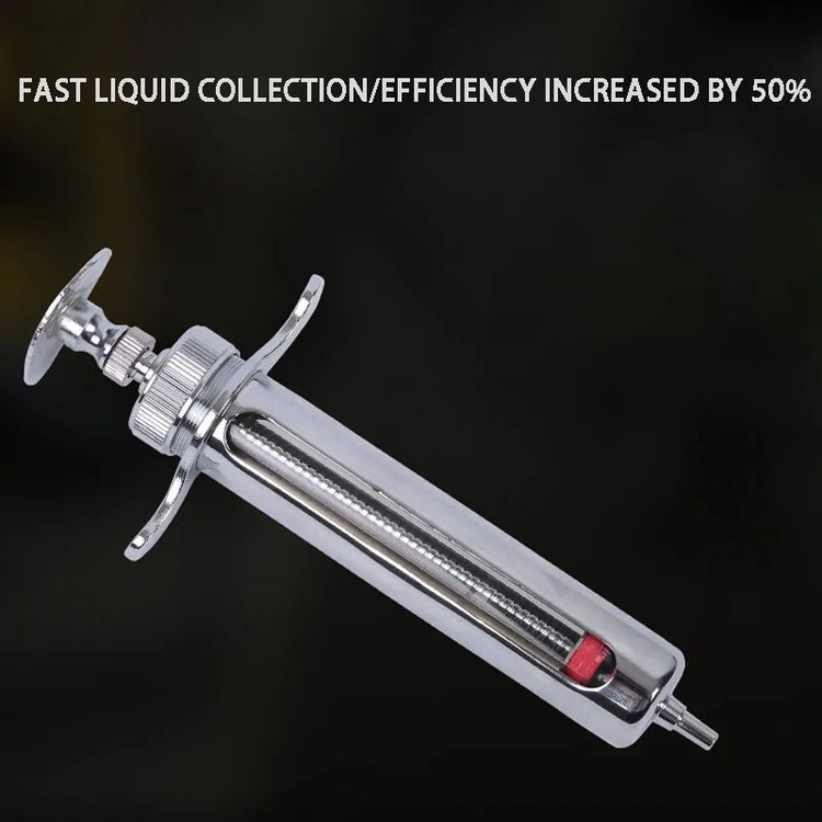 Fish tank plant liquid fertilizer syringe is used to add aquatic plant liquid fertilizer to remove planarian fish from feeding