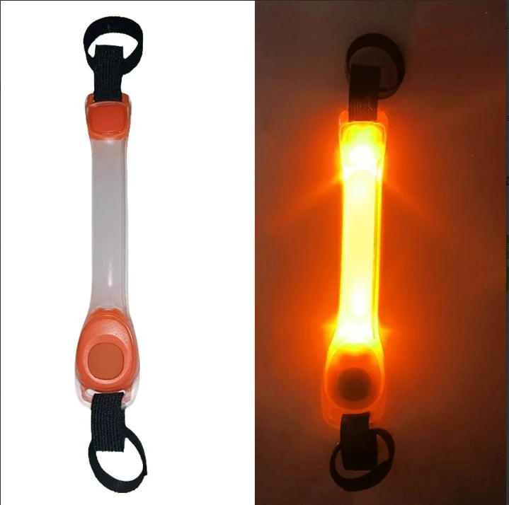 LED Safety Light Strip for Dogs – Waterproof, Flashing, Anti-Lost Light for Harness or Leash
