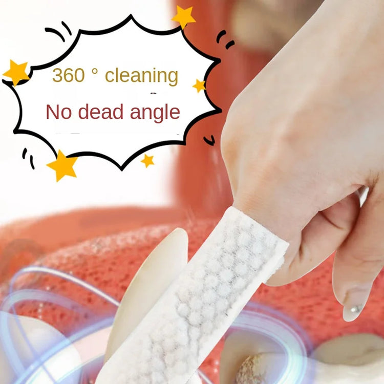 Dog & Cat Teeth Cleaning Finger Wipes – 50pcs | Disposable Dental Care Wipes for Pets