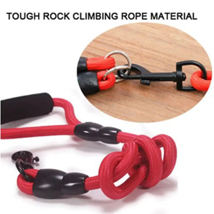 Double Dog Leash Nylon Two-Headed Coupler – Walk 2, 3, or 4 Dogs with Ease