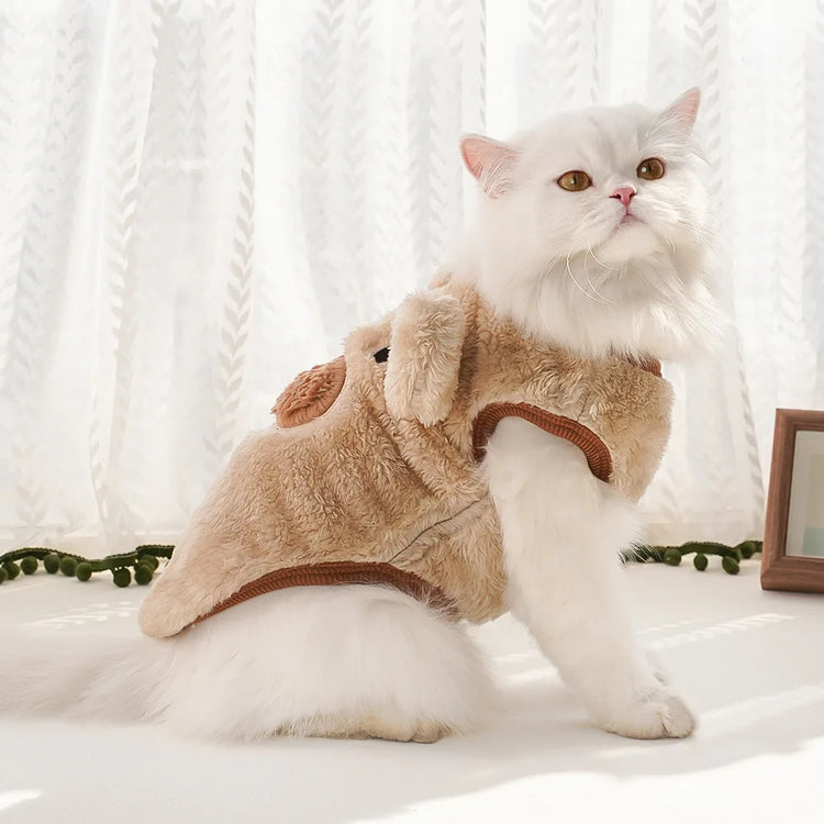 Warm Fleece Winter Clothes for Small Dogs & Cats | Soft Pet Jacket | For Chihuahua, Puppy & Kitten (XXS–XL)