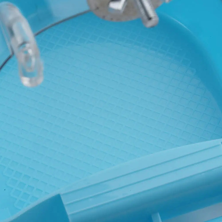 Hanging Bird Bath Box, Parakeet Shower Caged ,Parrot Bath Box Bird For Pet Brids For Canary, Budgerigar, Cockatiel,Parrots