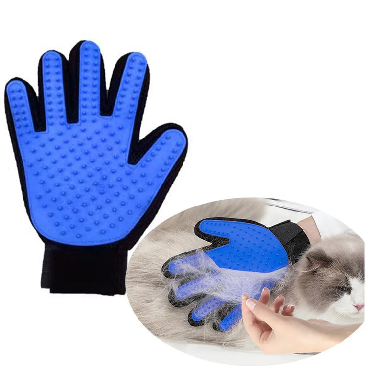 Pet Grooming Glove | Cat Hair Deshedding Brush | Massage Glove for Dog/Horse/Animal Cleaning | Pet Supplies Accessories