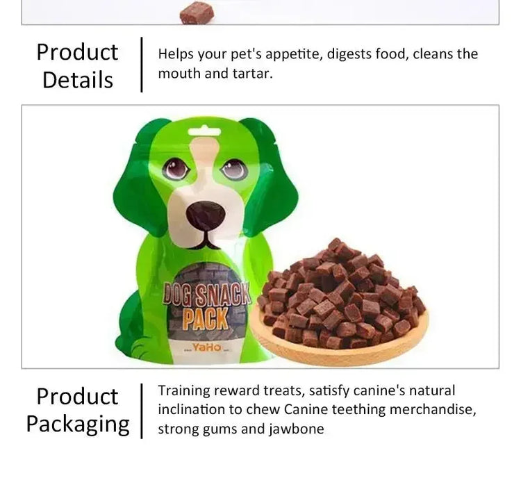 Premium Diced Beef Dog Treats – Nutritious, Chewy Training Snacks for Adult Dogs & Puppies