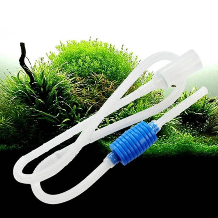 Aquarium Siphon Fish Tank Syphon Vacuum Cleaner Pump Acuario Accessories Semi-automatic WaterChanger Gravel Water Filter