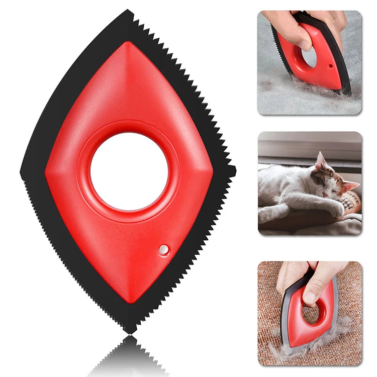 Pet Hair Remover | Cat Fur Cleaning Tool | Dog Lint Removal Brush | Carpet Sofa Scraper | Reusable Manual Fur Brush