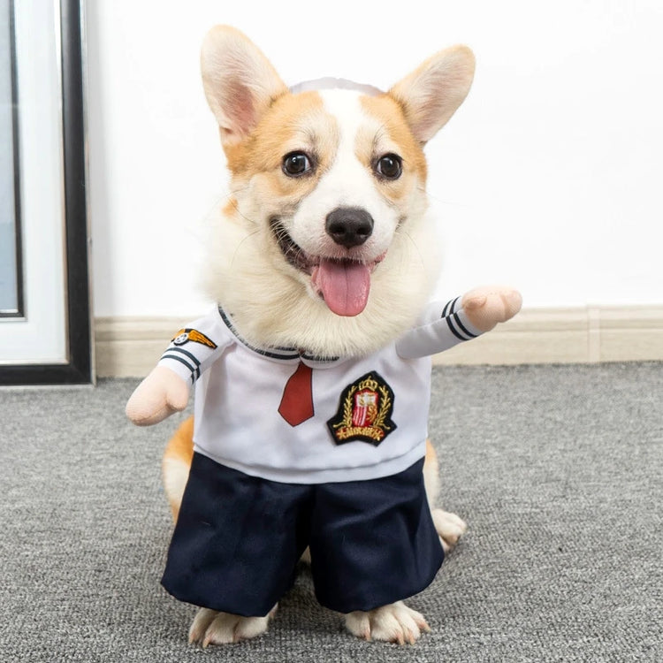 Funny Dog & Cat Costume | Pet Sweatshirt Stand-Up Suit | Cosplay Outfit for Party & Festival