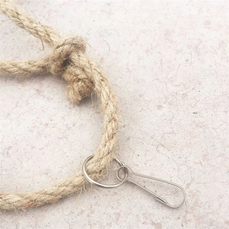 40*40cm Parrot Climbing Net | Bird Toy Swing Rope Net | Bird Stand Hammock with Hook | Hanging Chewing Biting Toy for Parrots