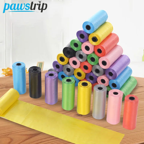 10 Rolls Dog Poop Bags – 15 Bags Per Roll, Portable Outdoor Pet Waste Cleanup Bags