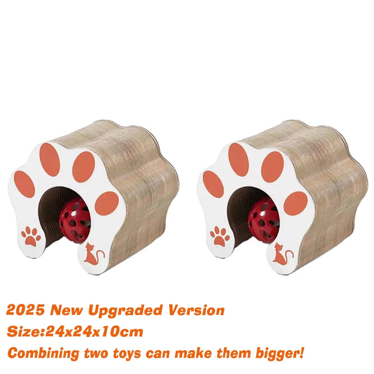 Magic Cat Toy Interactive Cats Ball Toys Kitten Game Training Stuff Fun Multiple Shapes Corrugated Paper Cat House Pet Supplies
