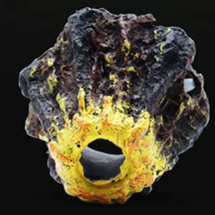 Fish Tanks Landscaping Simulation Volcano Aquarium Accessories Rockery Ornaments Aeration Pump Bubble Stone Oxygenation Tube